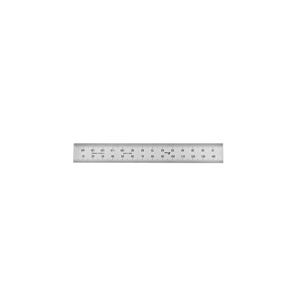 Shinwa® Precision Ruler with Flush Starts, 150 mm | 730818 | 730818
