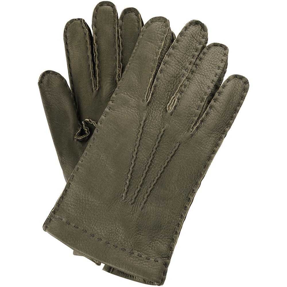 Herren Handschuhe FELDKIRCH, Hirschleder | dunkelgrn | 9 1/2 | 835035