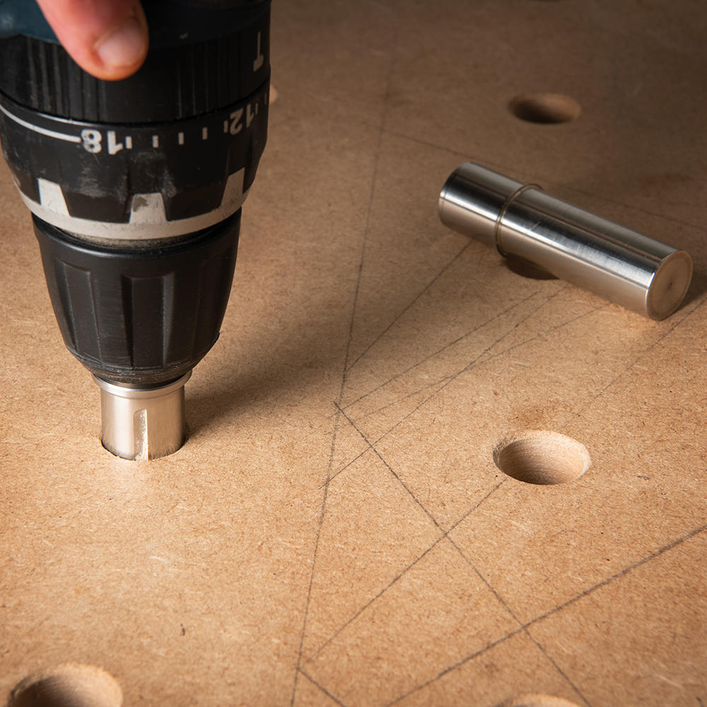 Alésoir UJK pour perçages de 20 mm pour valets d’établi