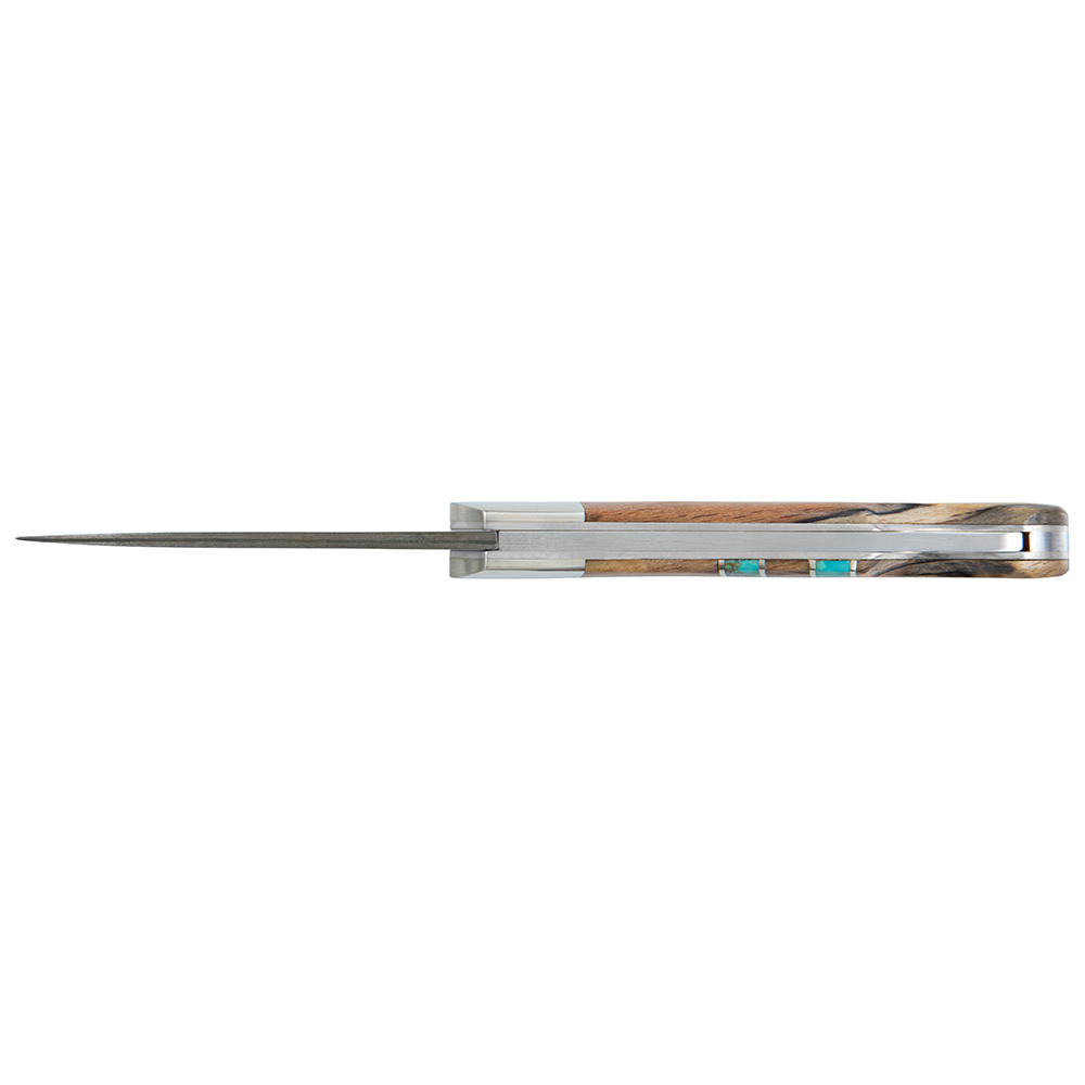 Stoneworks Klappmesser Damast, Buche