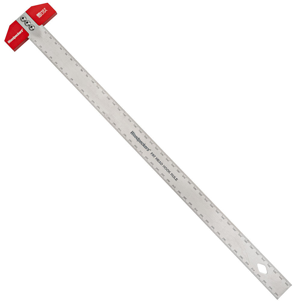 Butée d'arrêt en T Woodpeckers® » Fat Head Hook «, 450 mm