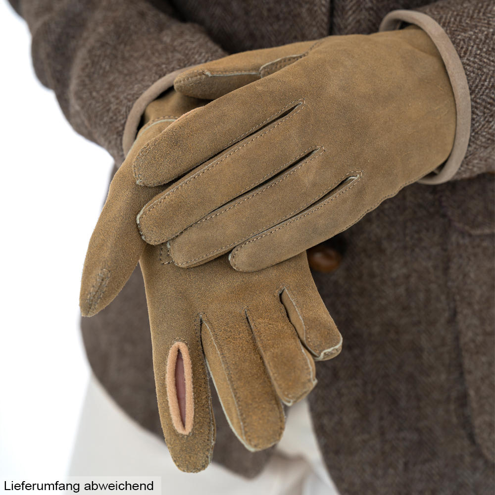 Gants de tir femme BOZEN, velours de chèvre, sans doublure