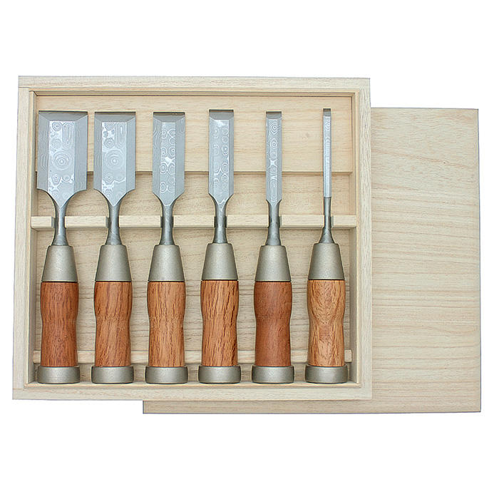 Damascus Hybrid Chisel, 6-Piece Set