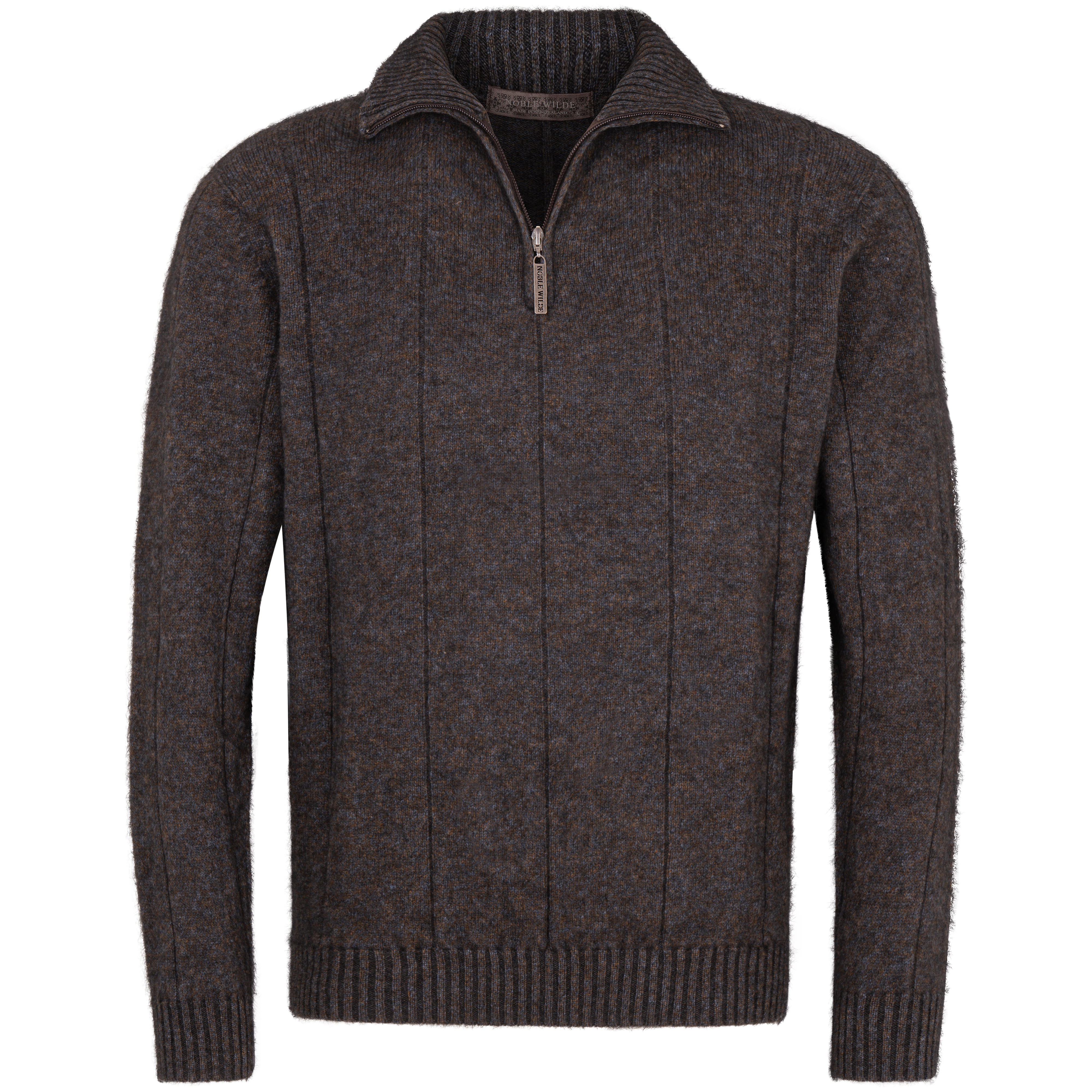Herren Zip-Pullover Merino-Possum