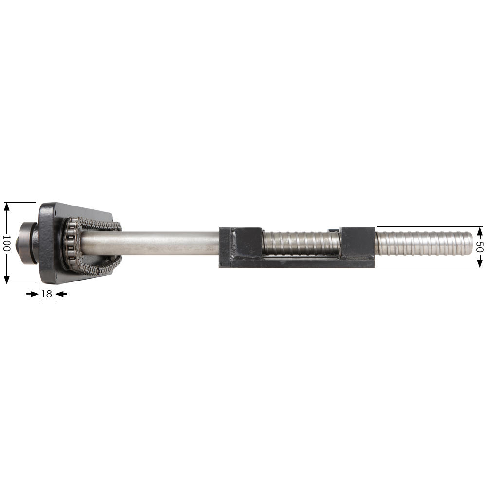 Morsa frontale a doppio mandrino Compact, versione pesante in ghisa