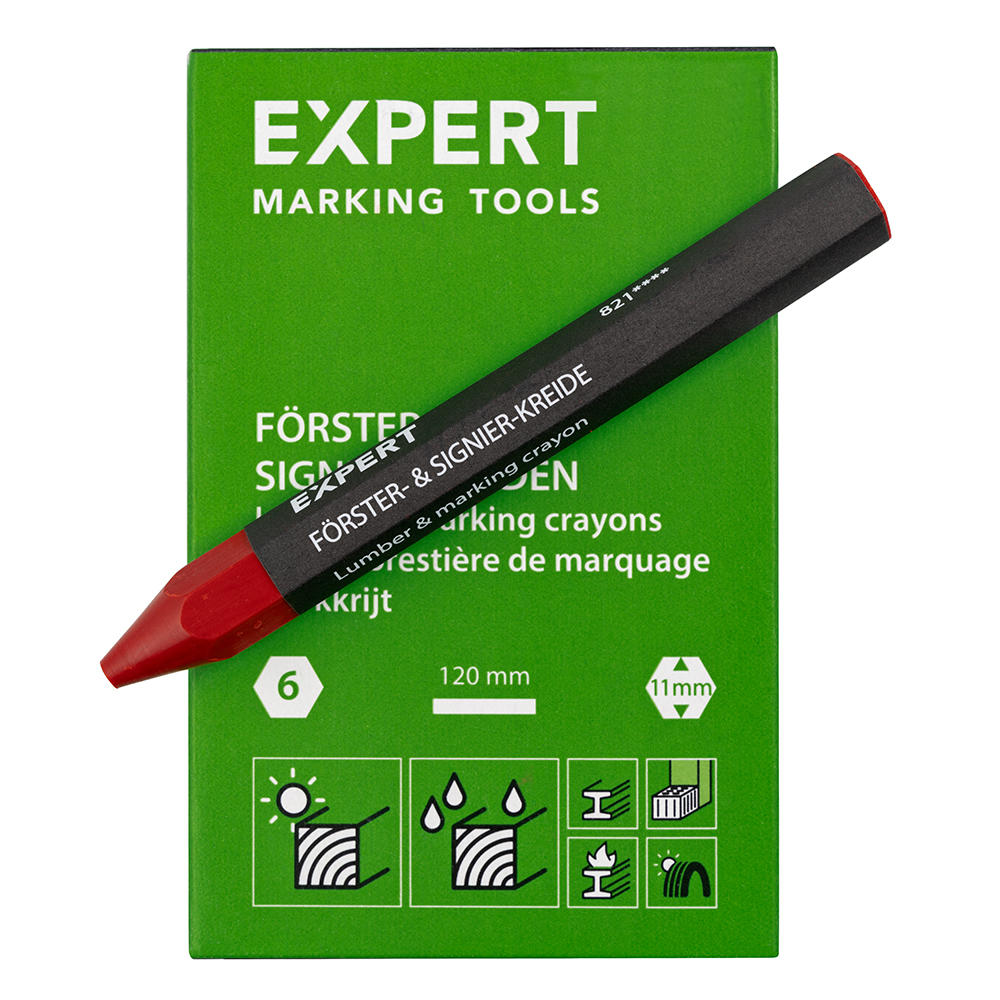 Expert Dry® Forestry Marking Chalk, Red