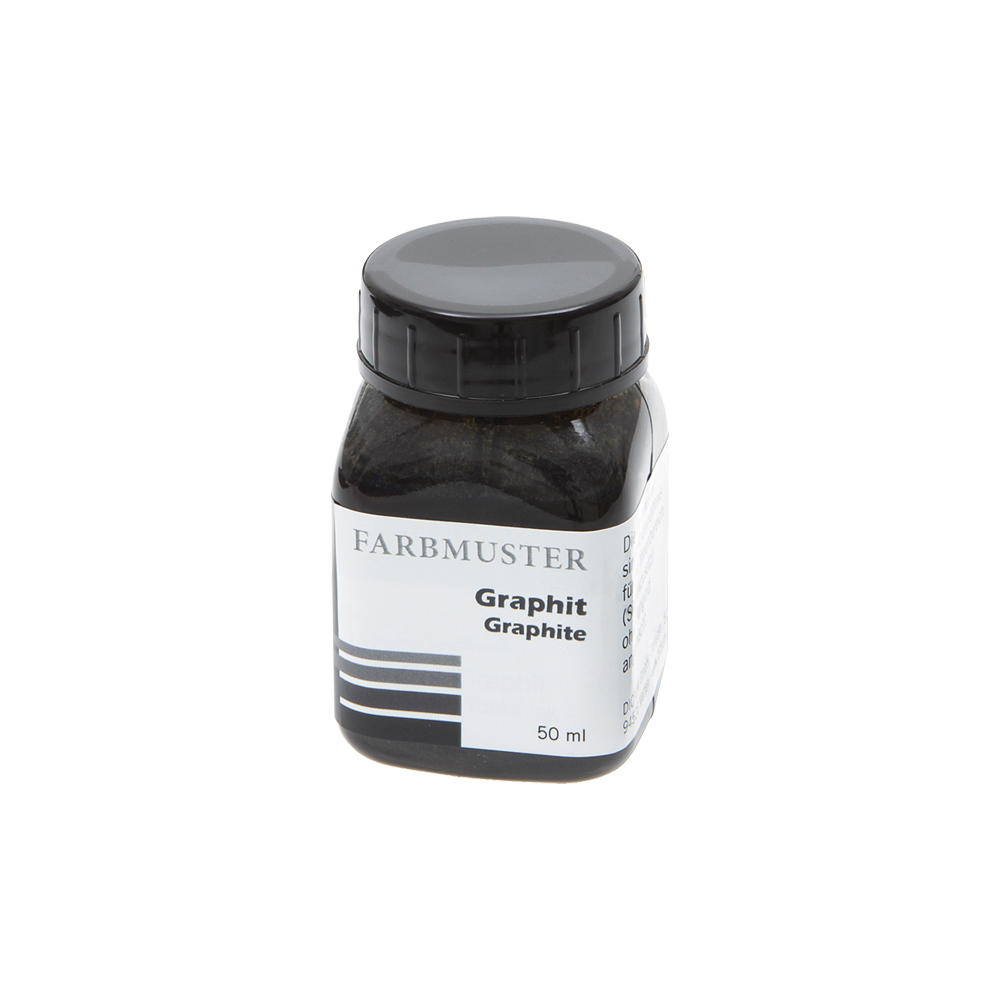 Colour Sample for Linseed Oil Paints, Graphite