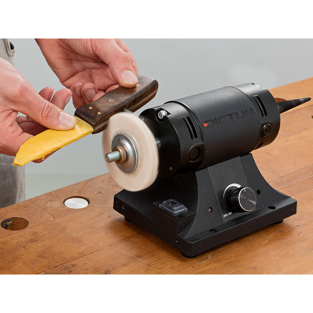 DICTUM® Mini-Poliermotor PM 75 inkl. Biegewelle und Universalhandstück