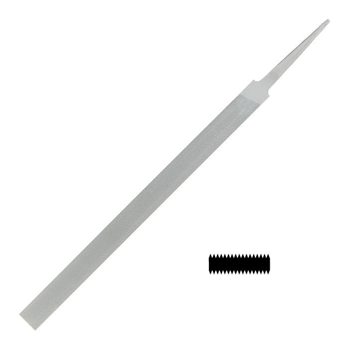 Glardon/Vallorbe® Valtitan Pillar File, Cut 0, Length 200 mm