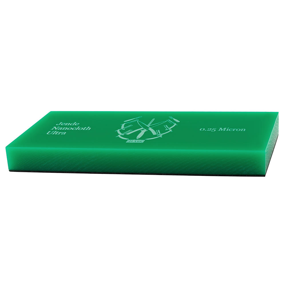 Blocco per lucidatura in acrilico Jende Nanocloth, 0,25 micron, verde