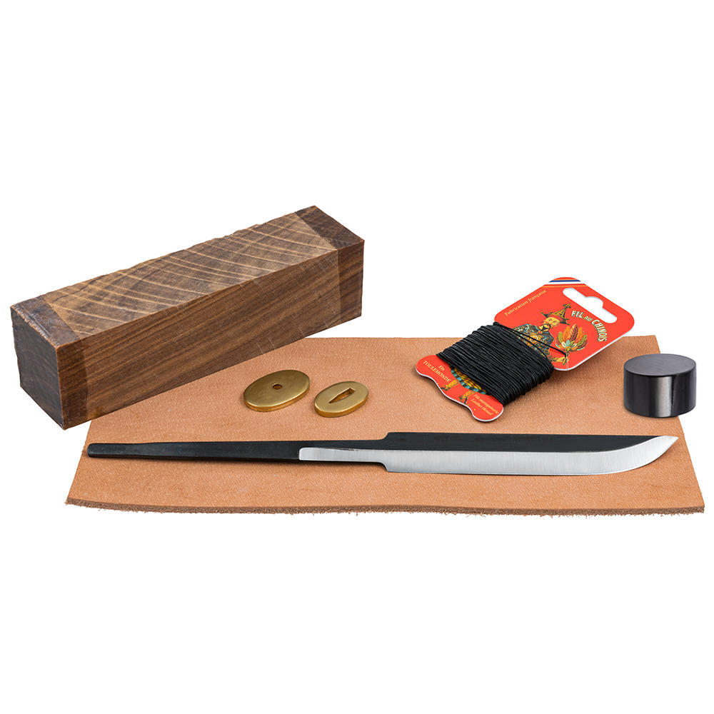 Kit di montaggio per coltello »Laurin«, acciaio al carbonio, lungh. lama 125 mm