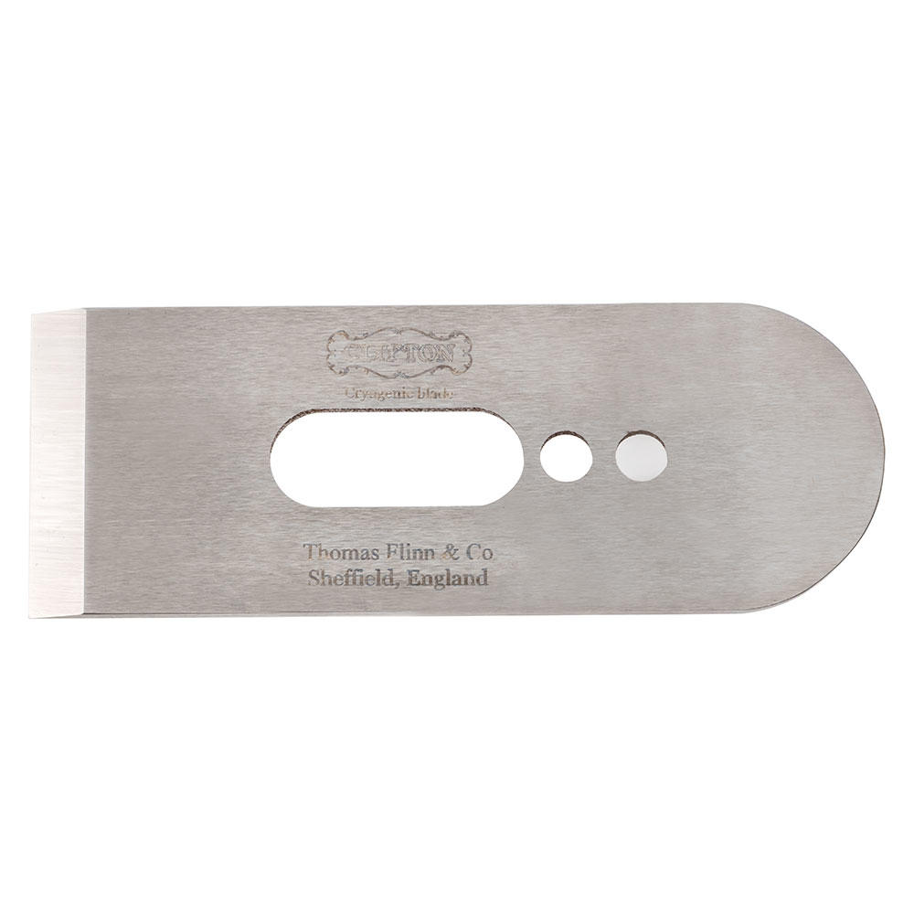 Fer de rechange pour rabot de paume à angle faible Clifton, lumière réglable