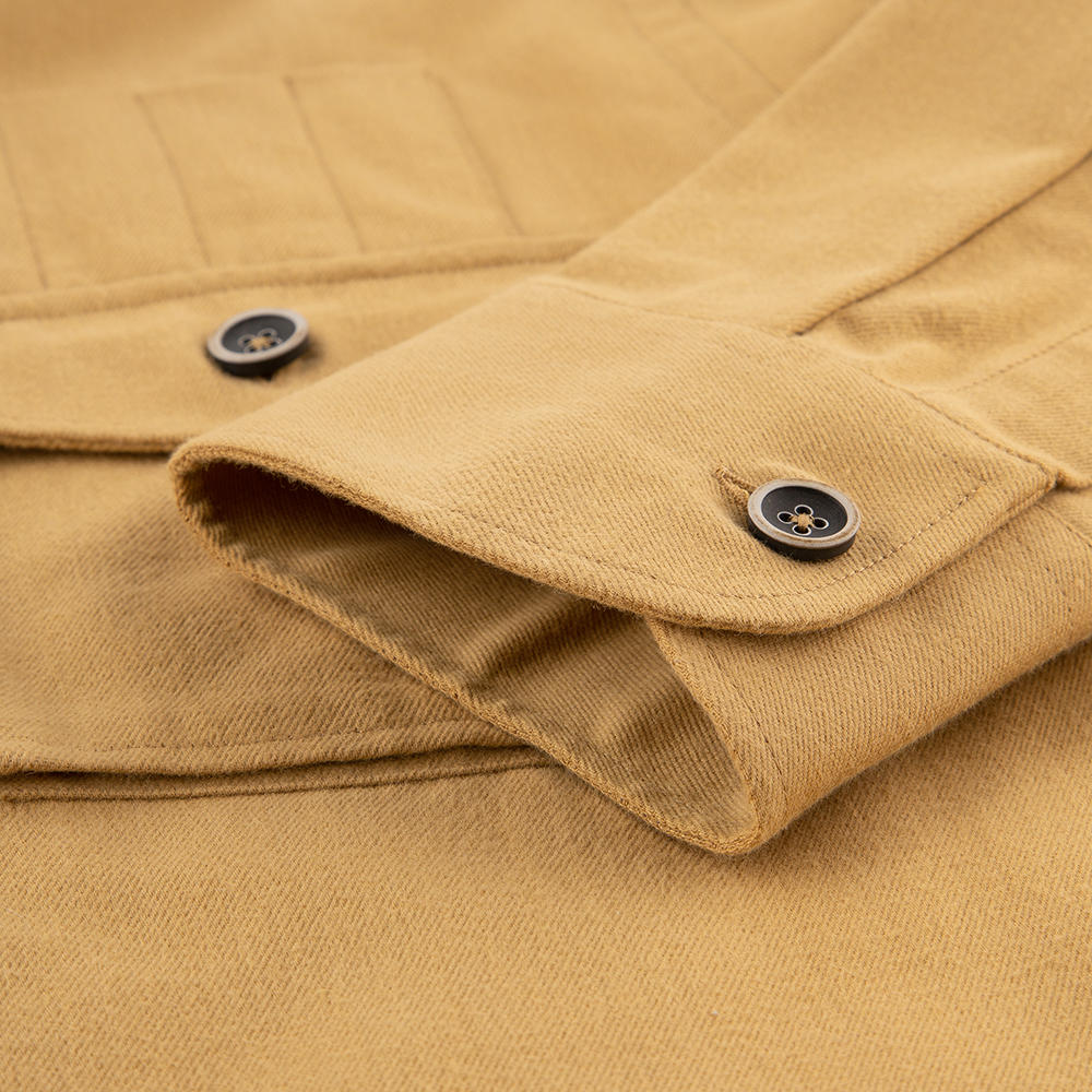 Chemise »Safari« pour homme, sergé de coton, »savane«