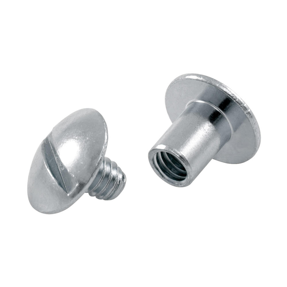 Rivetti a vite Ivan®, 10 paia, 10 mm di lunghezza libera, acciaio al nichel