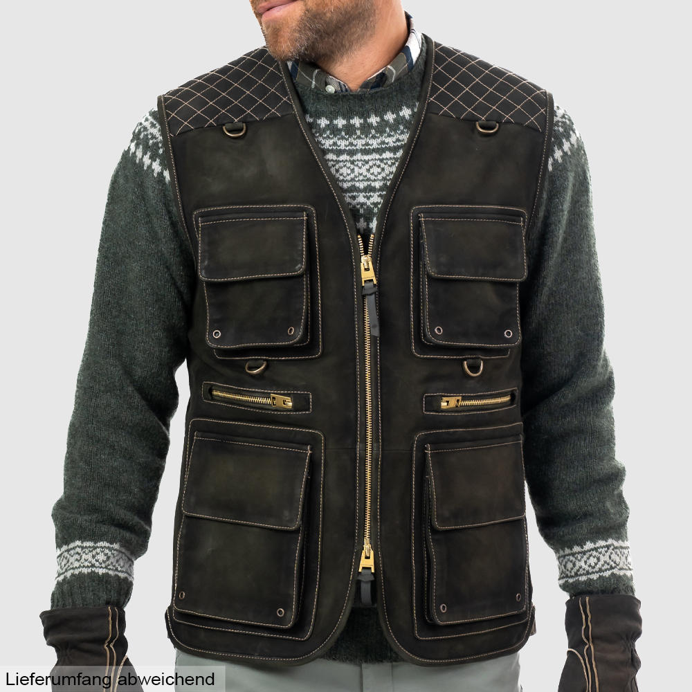 »Pecheur« Men's Functional Leather Vest