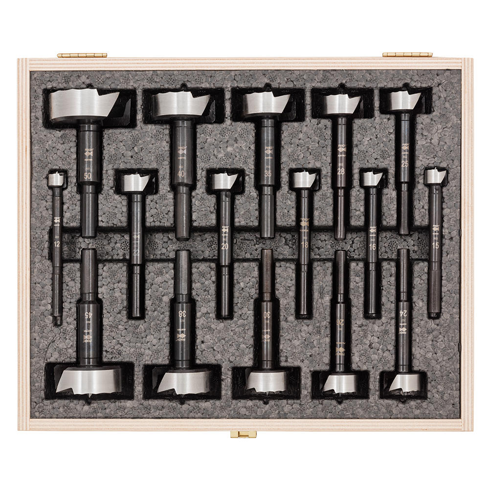 Fisch® Wave Cutter Evolution Forstner Bit Set, 16-Piece Set