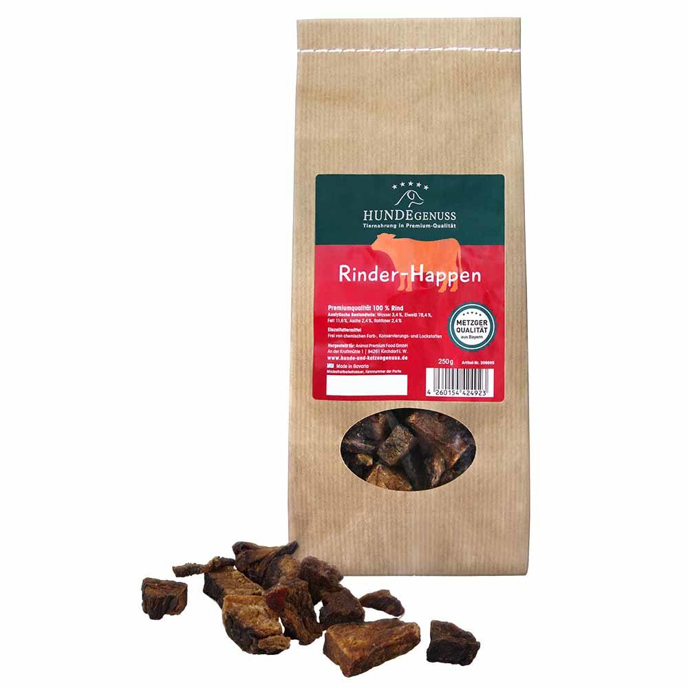 Snack per cani »Hundegenuss«, bocconcini di manzo, 250 g