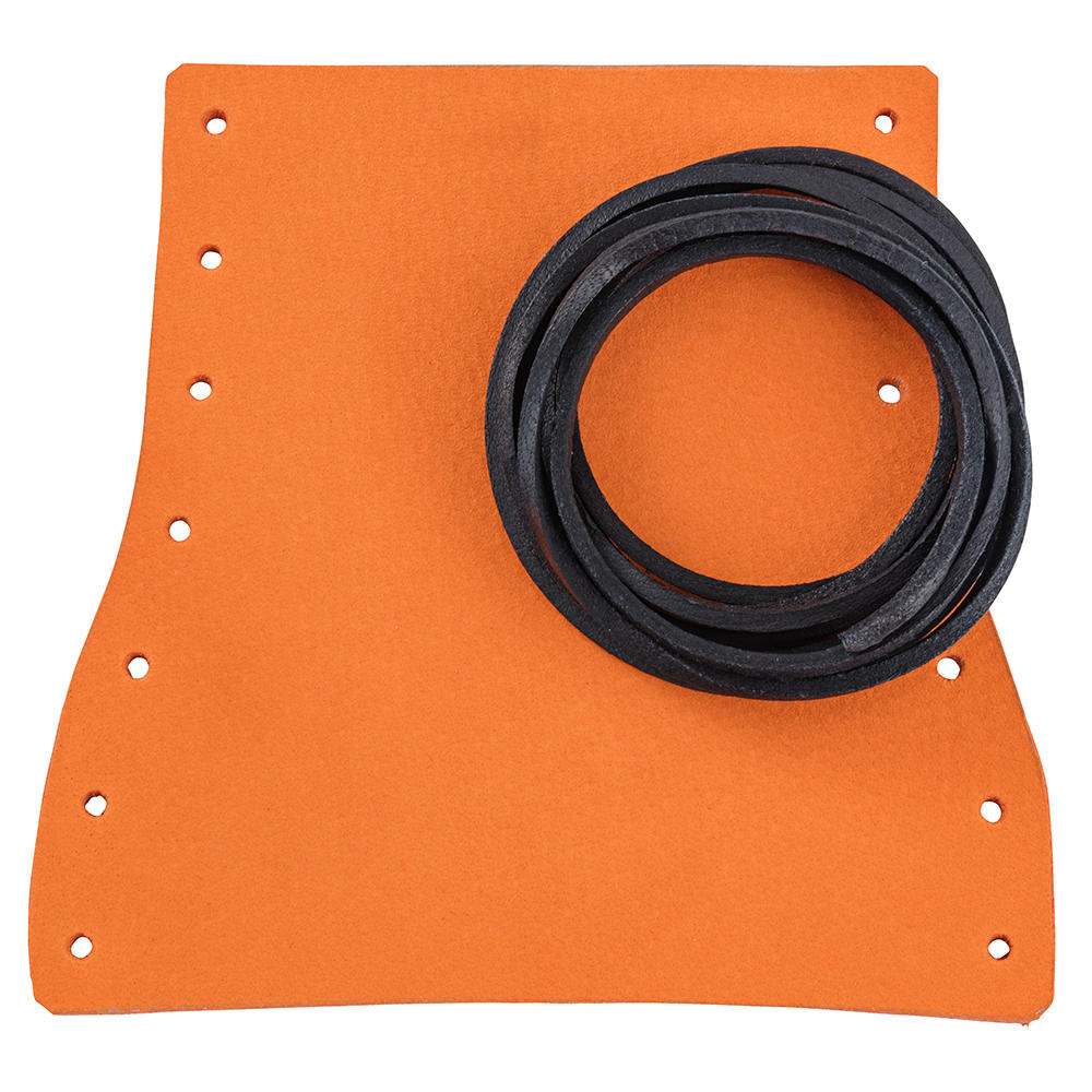 Axe Collar for DICTUM® »Forest Edition« Forest Hatchet, Buffalo Leather, Orange