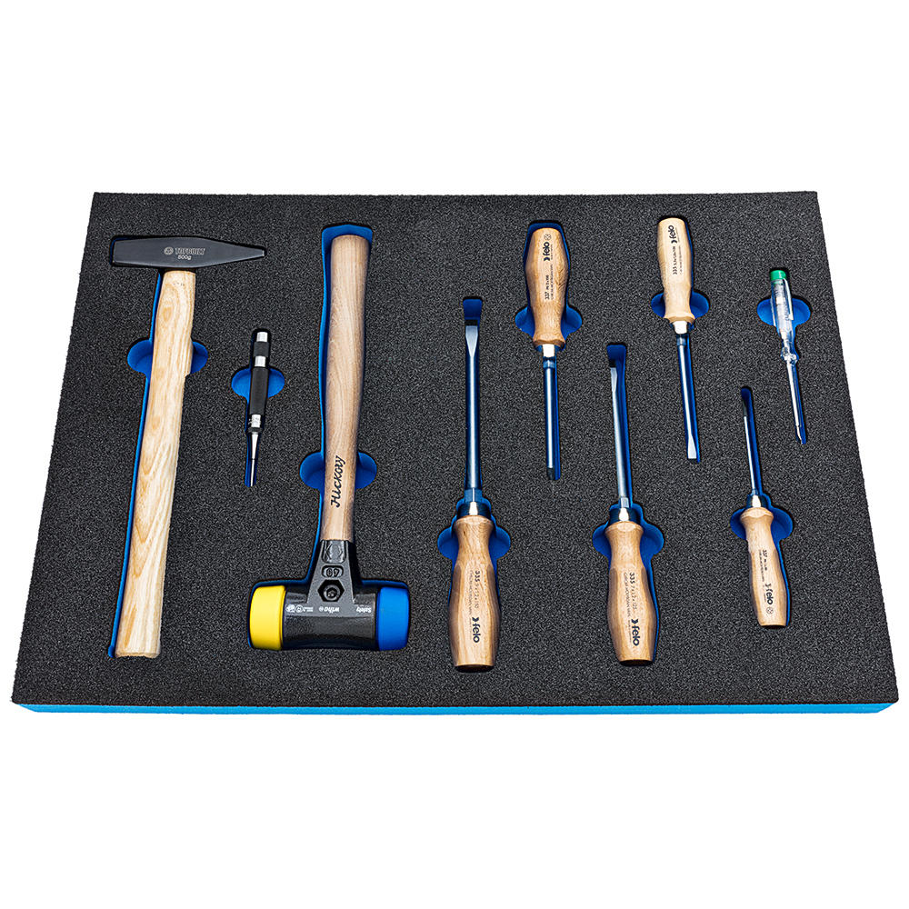 DICTUM® Tool Module Hammers + Screwdrivers, 9-piece Set