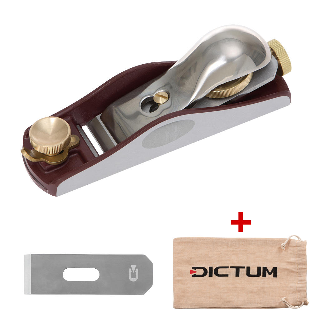 DICTUM® Block Plane, 12°, SK4 Blade, incl. Replacement Blade