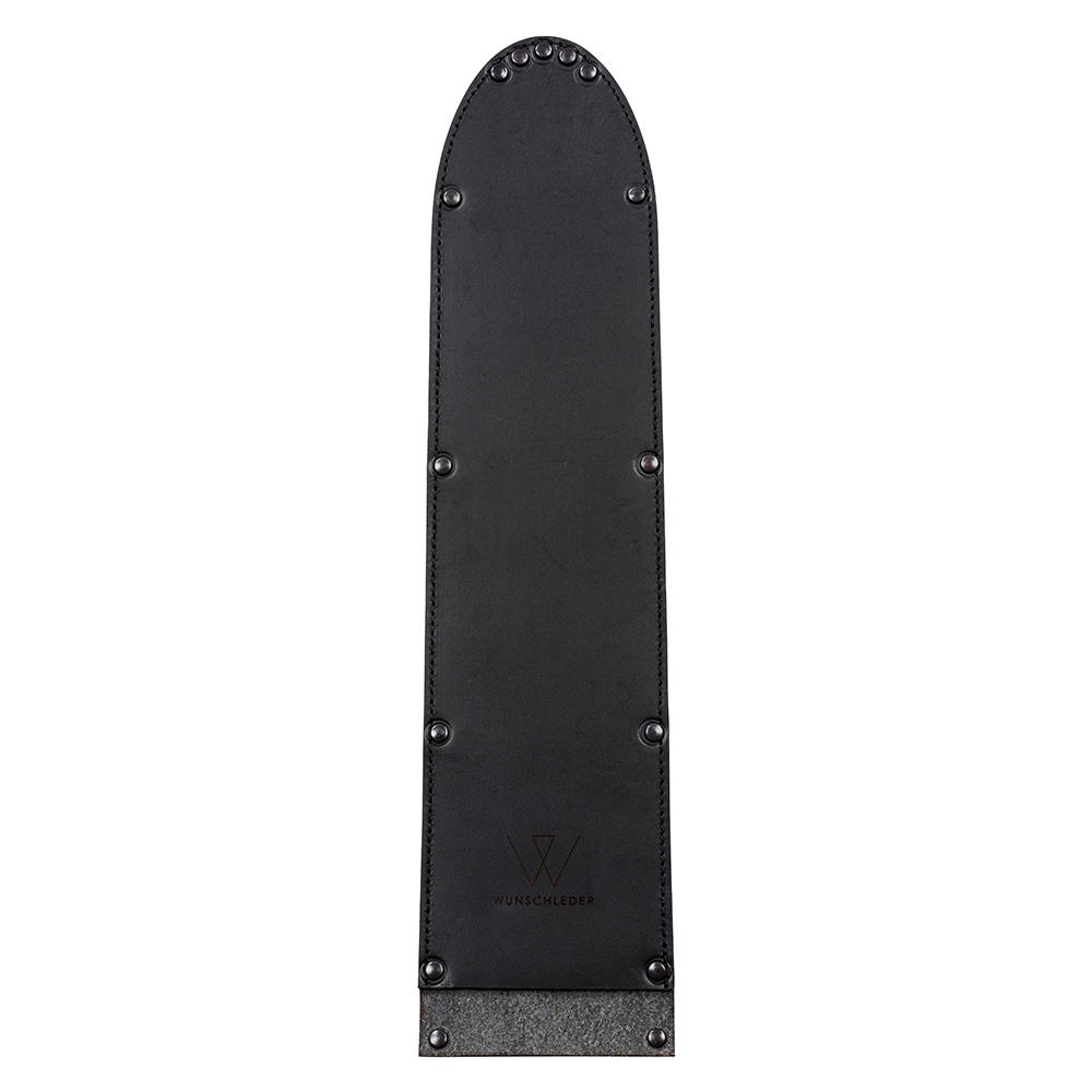 Messer-Lederköcher, Länge 29 cm,  Breite 6 cm
