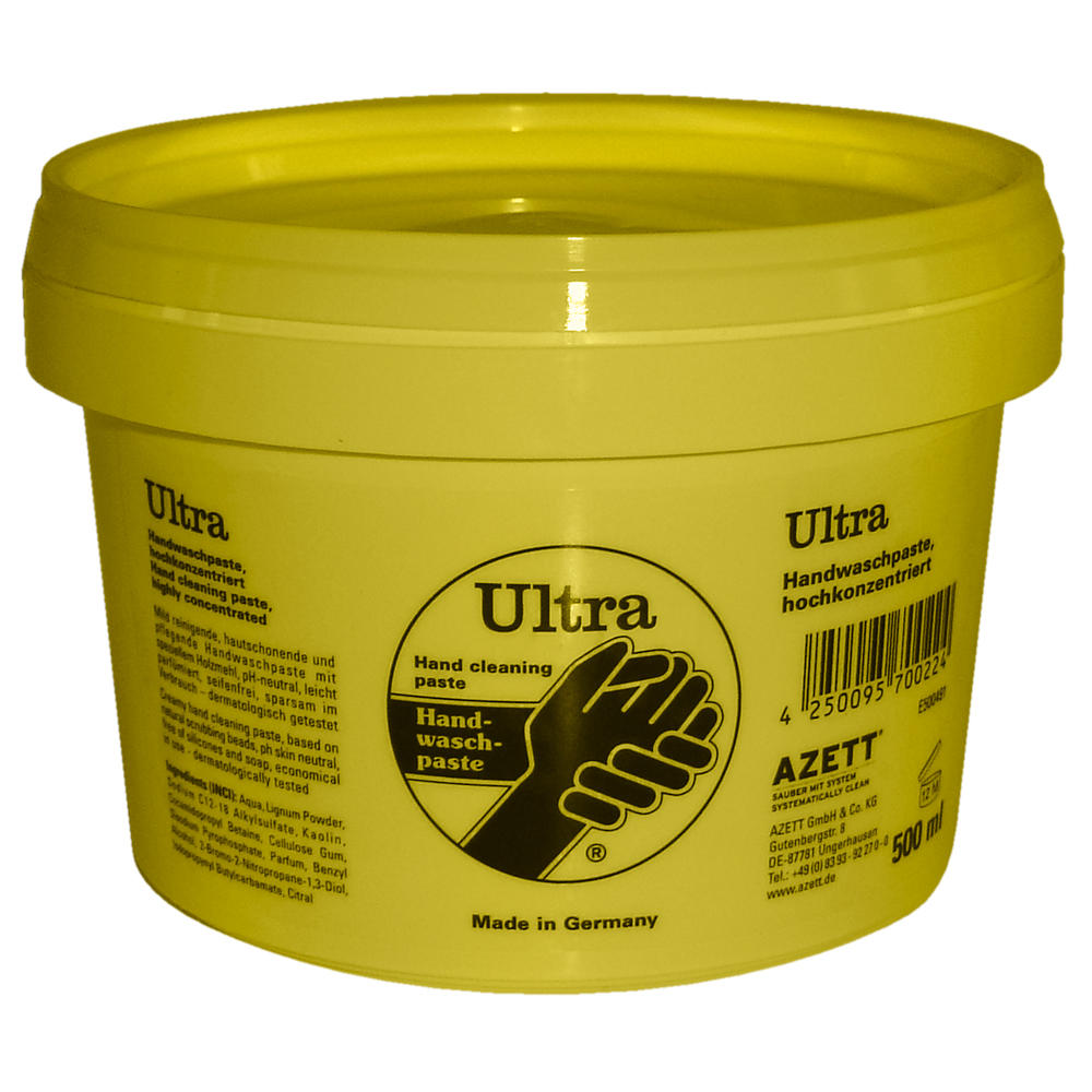 Nettoyant pour les mains Azett® Ultra, 500 ml