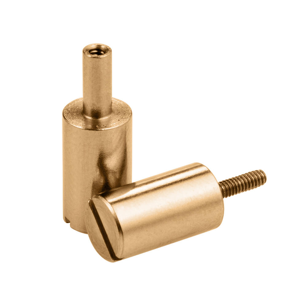 Corby Screw Rivets, Brass, 2.5 x 6 mm