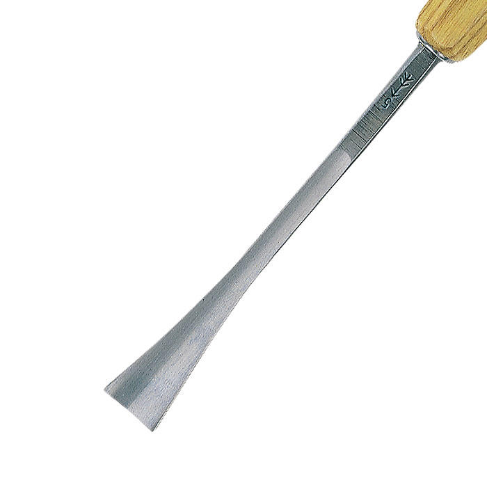 Pfeil® Carving Tool, Gouge, Fishtail, Thin Blades, Sweep 7F / 6 mm