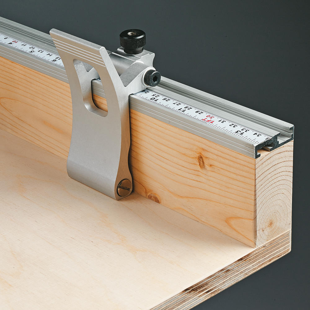 Butée de longueur pour rainure en T Veritas® Flip-Stop, 73 mm