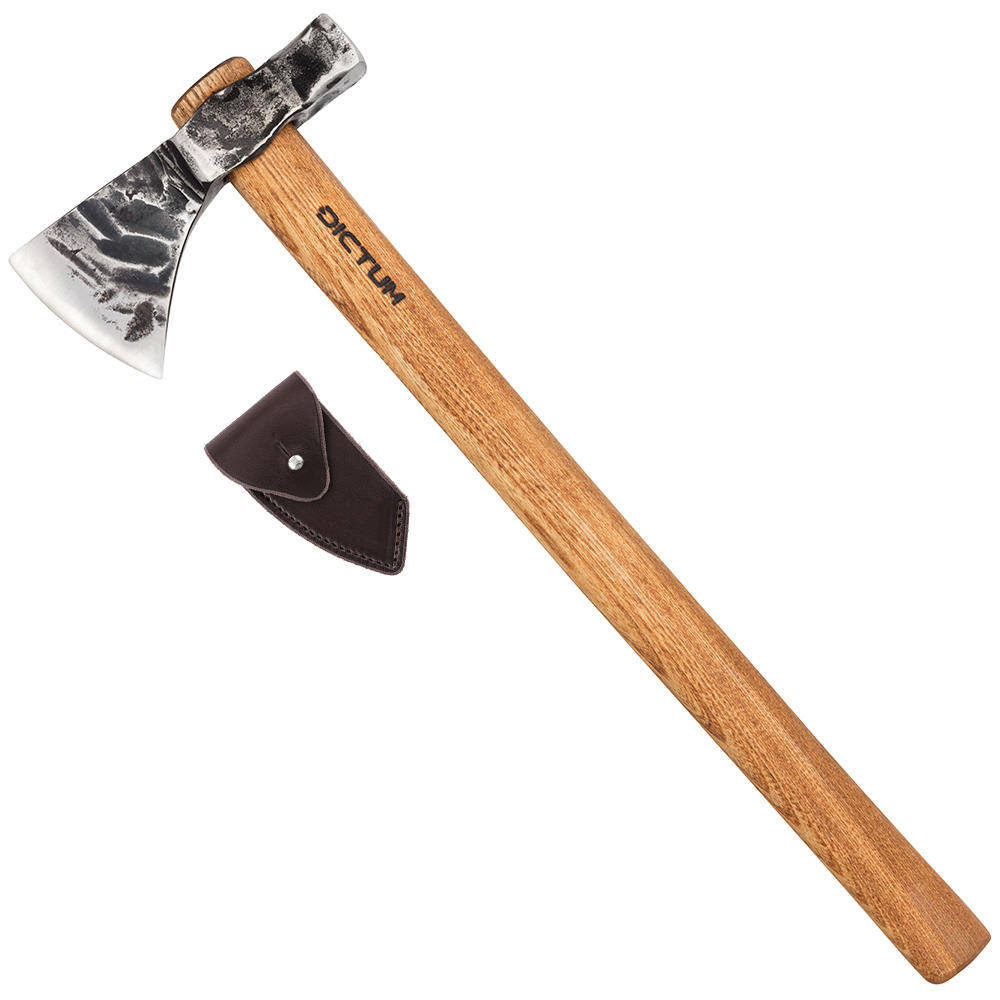 DICTUM® Polled Outdoor Axe, with Leather Sheath