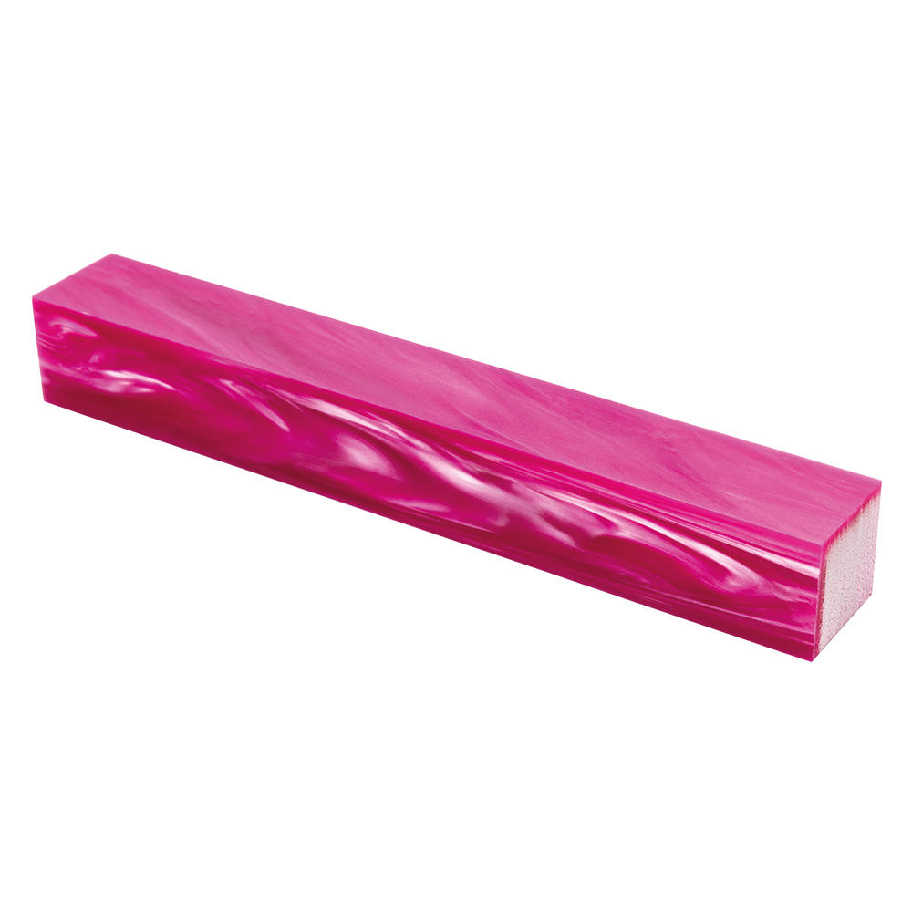 Acrylic Pen Blank, Magenta Pearl