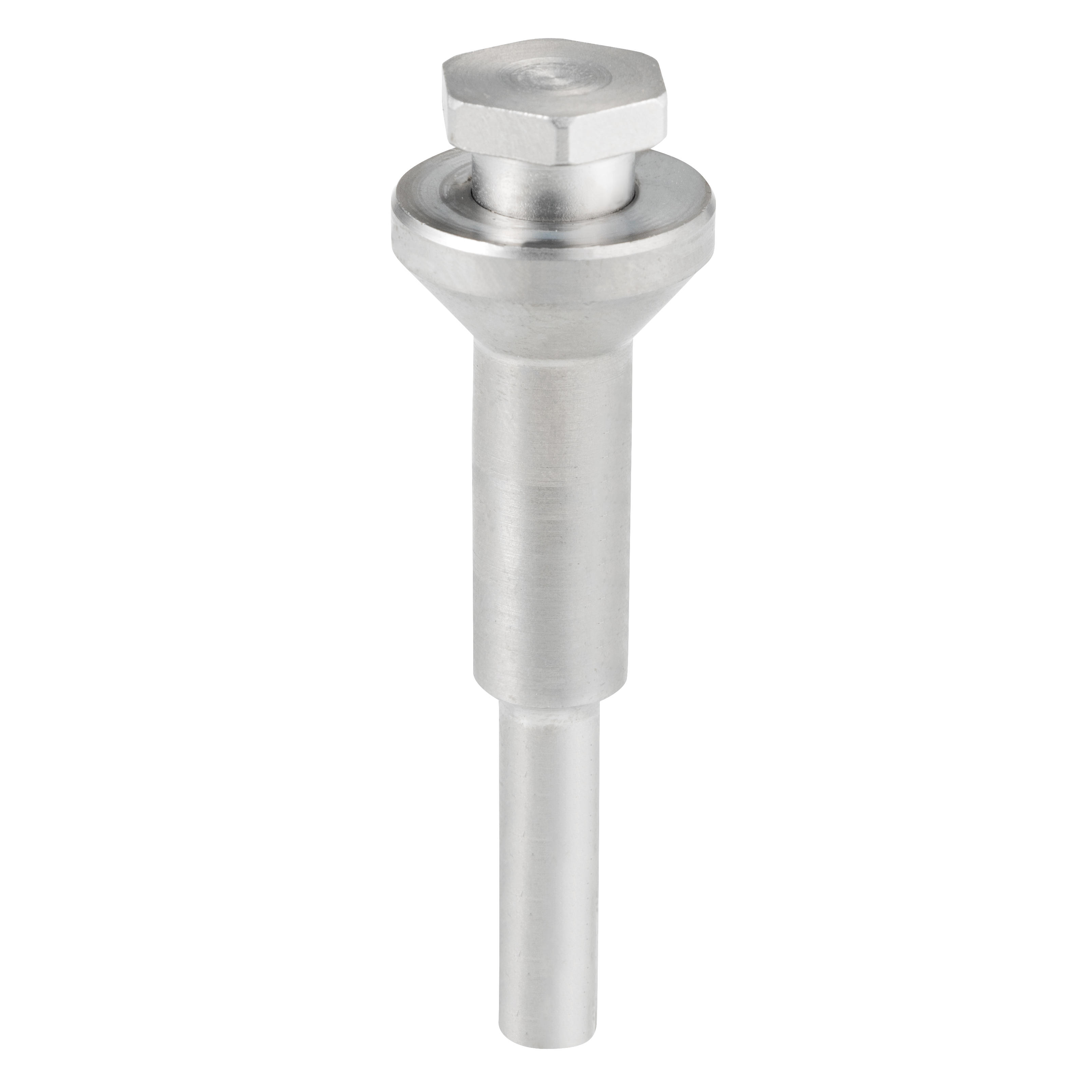 Mandrin pour disque-râpe en forme de tasse Kutzall, Ø tige 6,3 mm