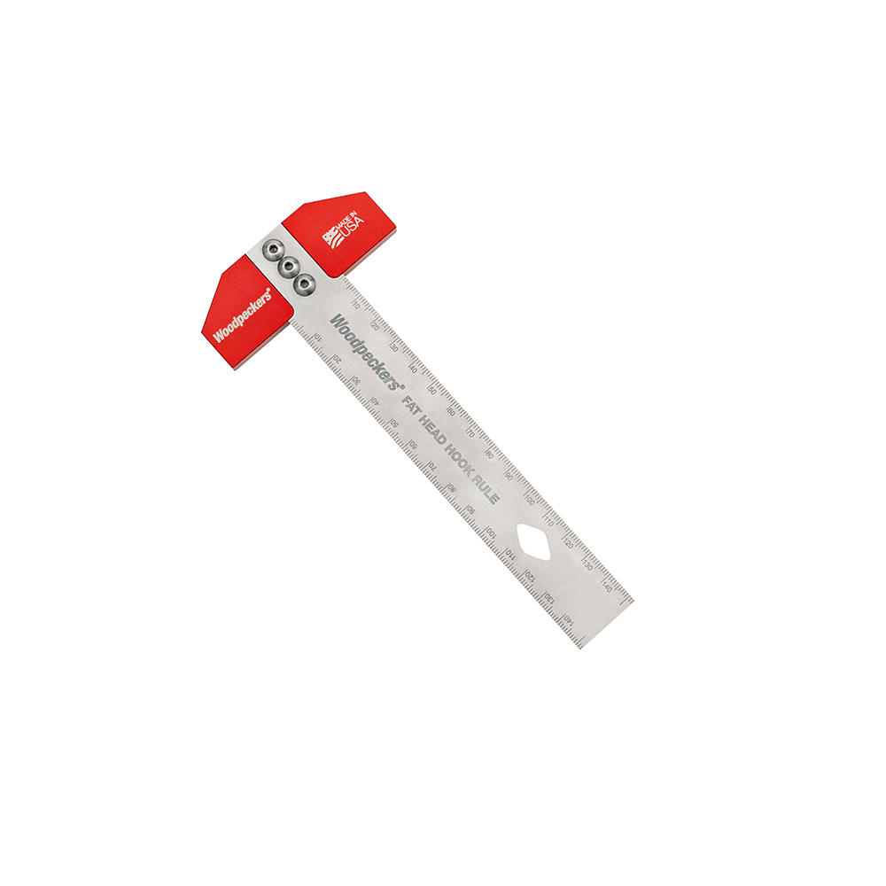 Butée d'arrêt en T Woodpeckers® » Fat Head Hook «, 150 mm