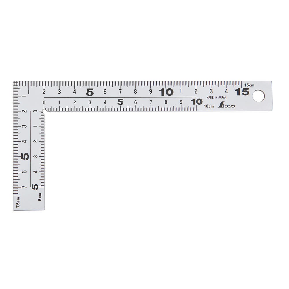 Petite équerre de charpentier Shinwa®, compacte