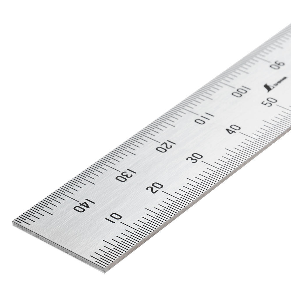 Règle de précision Shinwa® à l’extrémité affleurante, 150 mm