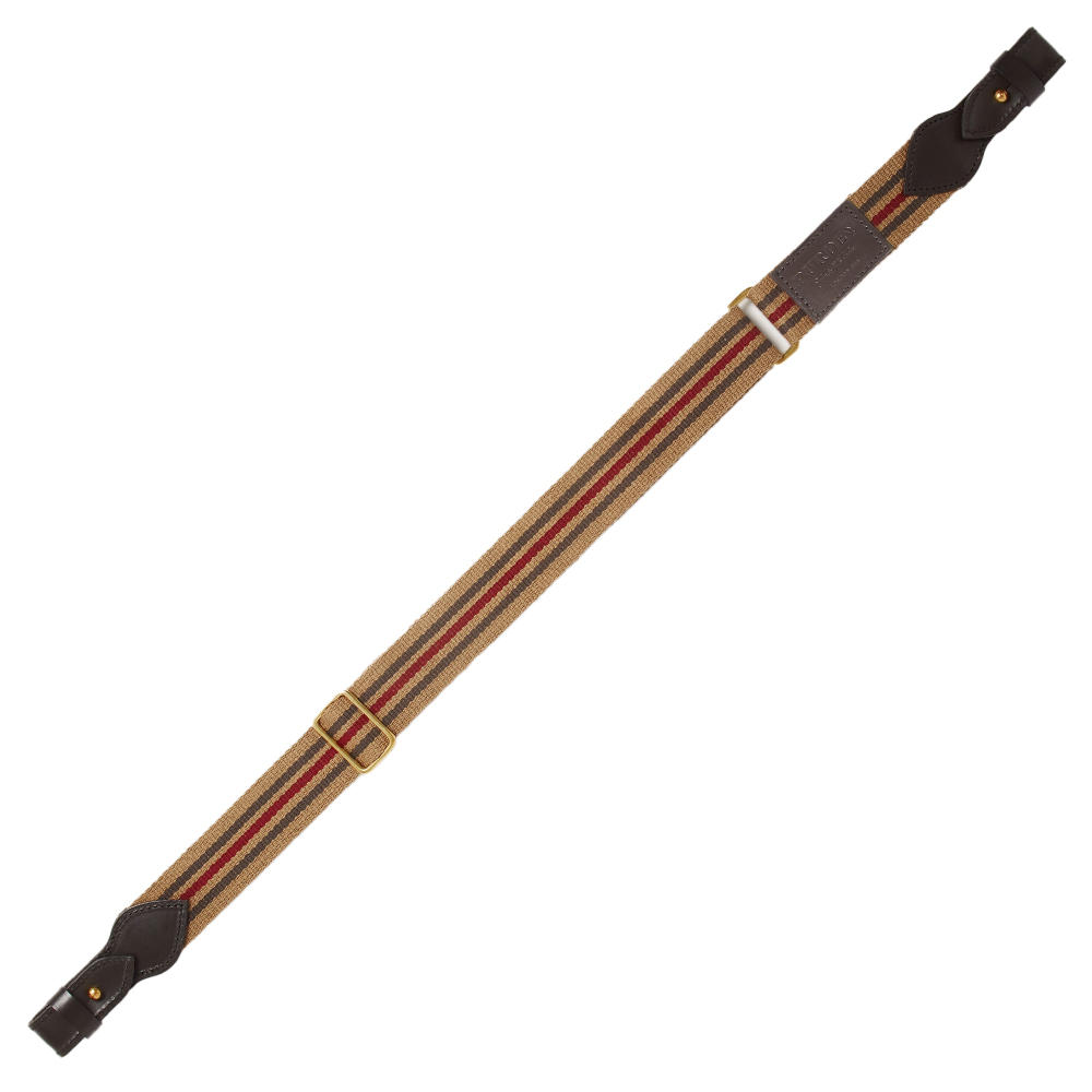 Purdey Rifle Sling, Canvas/Leather, Brown