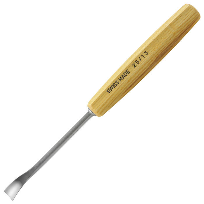Pfeil® Carving Tool, Gouge, Back Bent, Inside Bevel, Sweep 25 / 6 mm