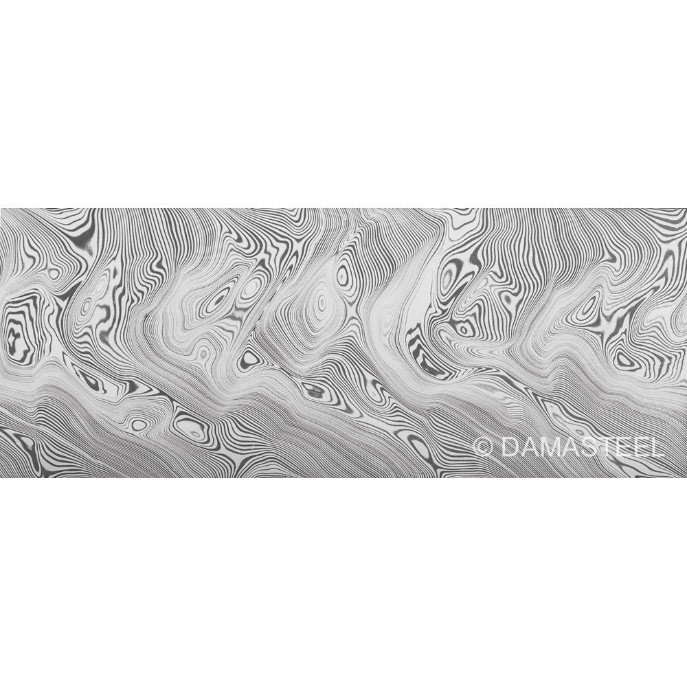 Damasteel® DS93X™ Damaszenerstahl Björkmans Twist™, 32 x 2,5 x 210 mm  