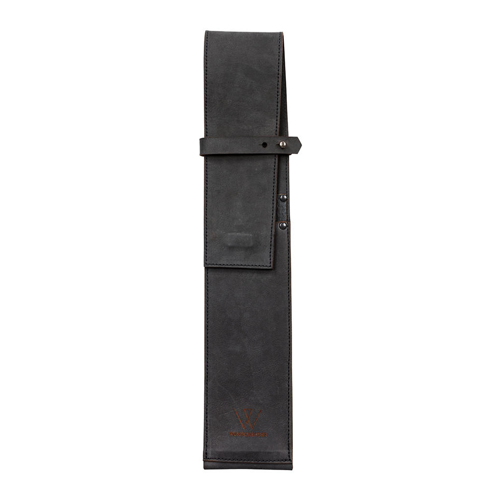 Knife Bag, Cowhide with Kevlar® Reinforcement, Black, Size 2