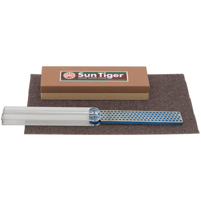 Set di affilatura per asce e coltelli a petto