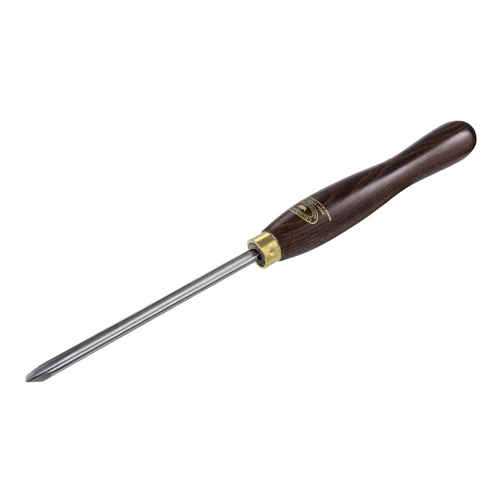 Crown® »European-style« Spindle Gouge, Stained Beech Handle, Blade Width 7 mm