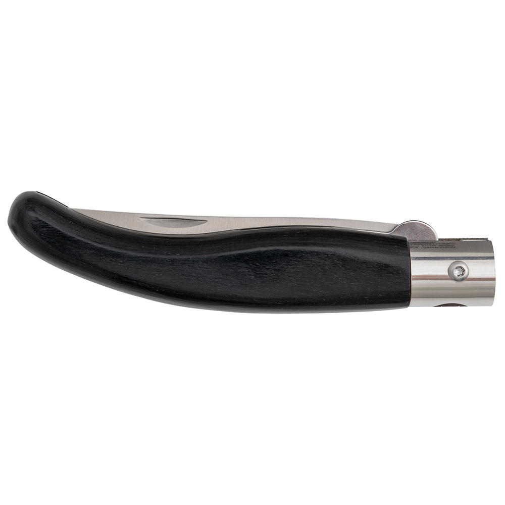 MAIN »Spanish Line« Folding Knife, Black Pakka Wood