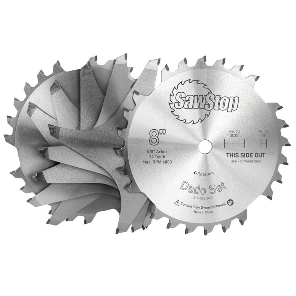 SawStop DADO-Nutsägeblatt HW 203x6,35-23 WZ24, Set