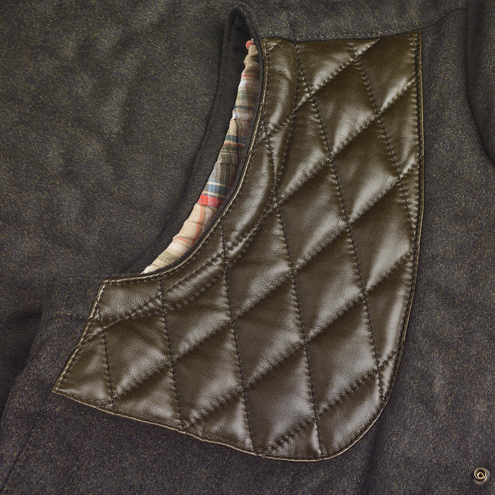 Heinz Bauer Men’s Profi Skeet Shooting Vest, Loden and Leather