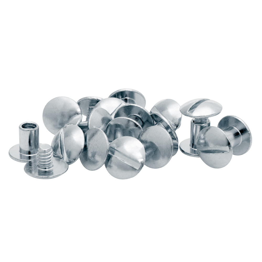 Rivets à visser Ivan®, 10 paires, longueur libre 10 mm, acier nickelé