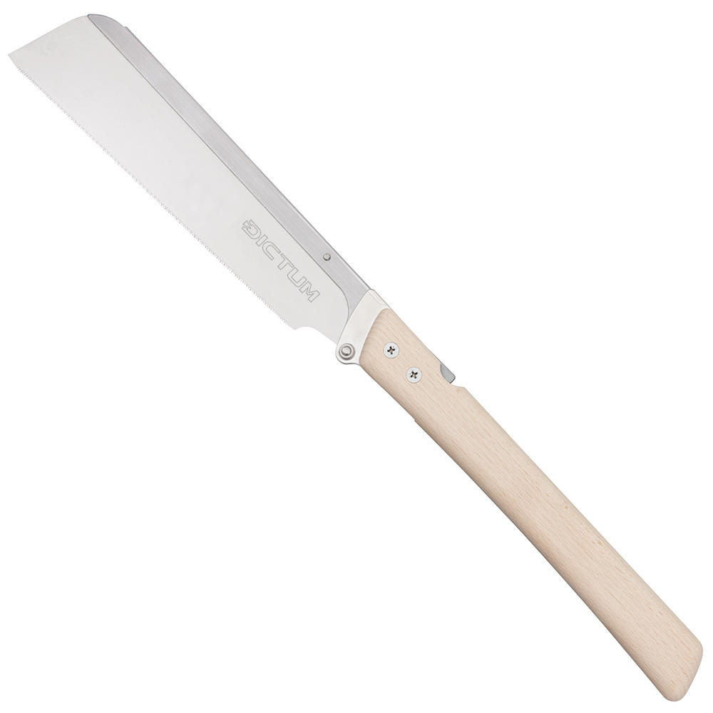 DICTUM® Robusuta® Folding Saw, Dozuki Universal®, Untreated Beechwood Handle