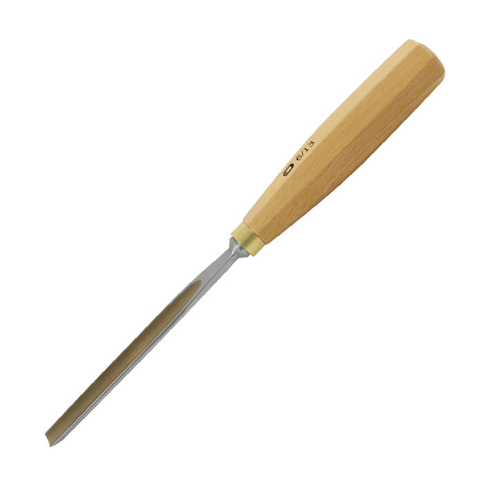 Ciseau de sculpture DICTUM®, droite, 9 / 6 mm
