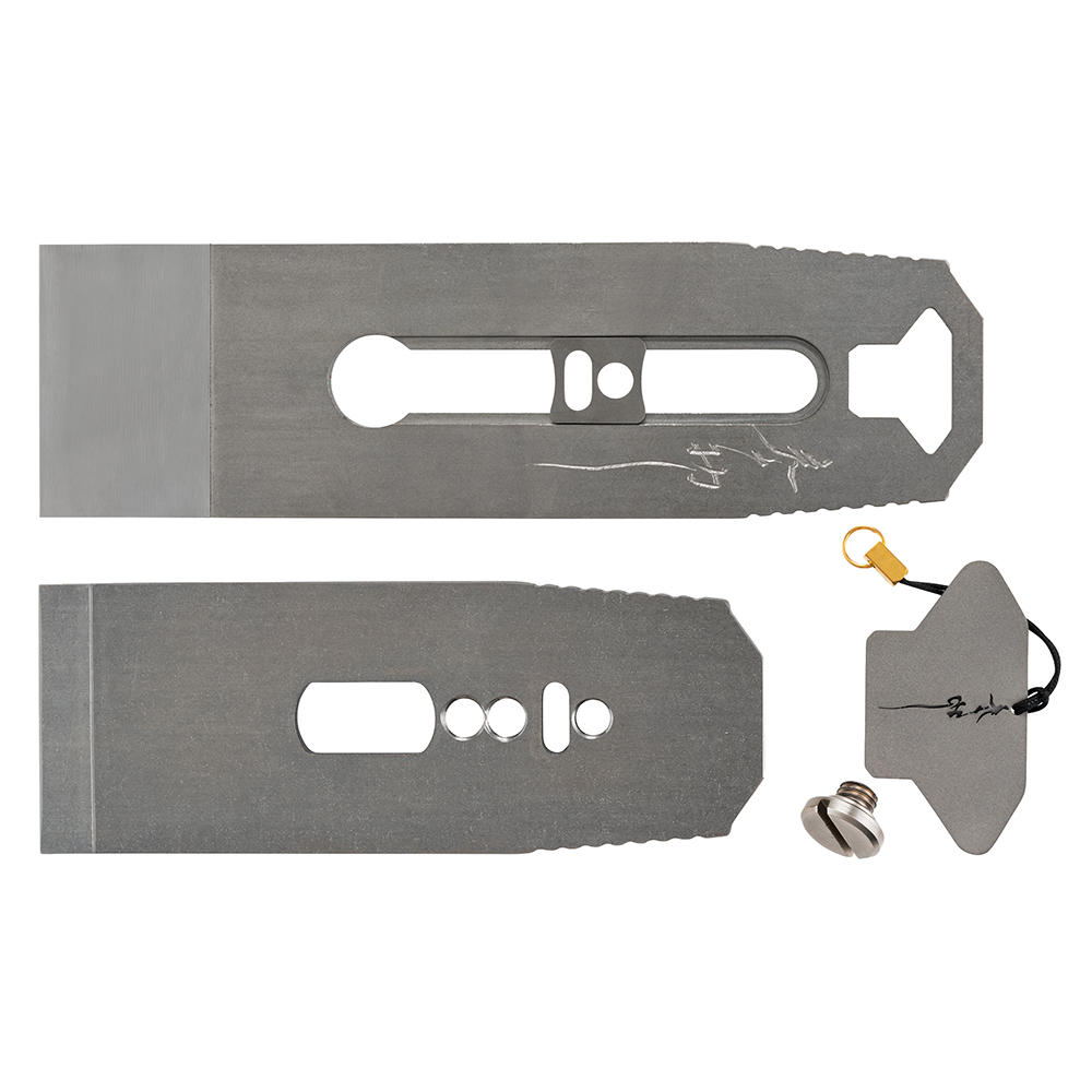 Fer de rabot en titane Zen-Wu®, acier Magnacut laminé, 51 mm, avec contre-fer