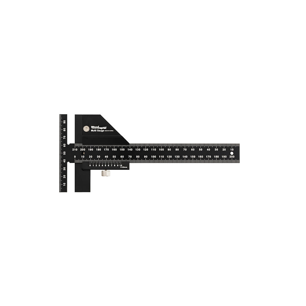 Woodraphic Professional Carpenter Square – 150mm / 300mm Easy-Read Aluminum Square For Woodworking & Machine Setup