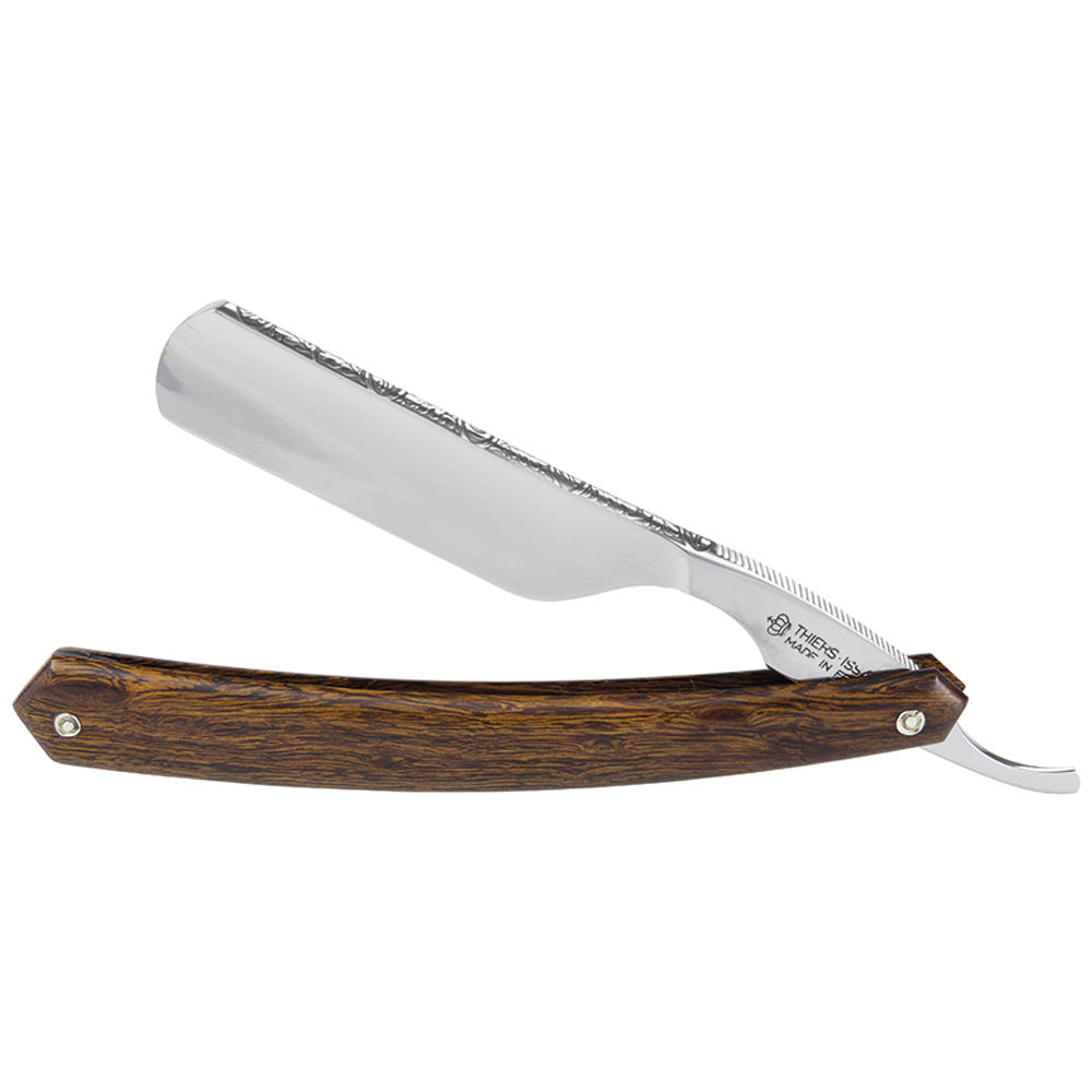 Rasiermesser mit Zierrücken ⅝", Wüsteneisenholz